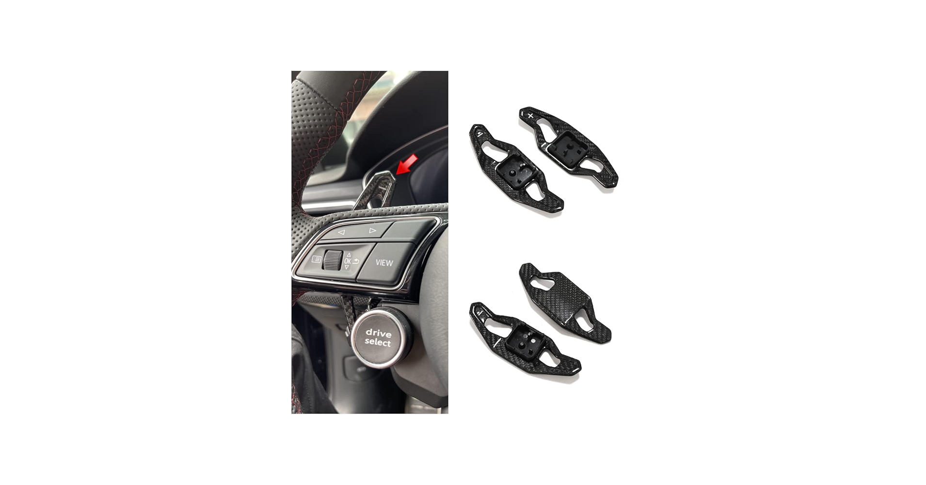 G Brand Replace Paddle Shifter for Audi A3 S3 RS3 A4 B9 S4 RS4 A5