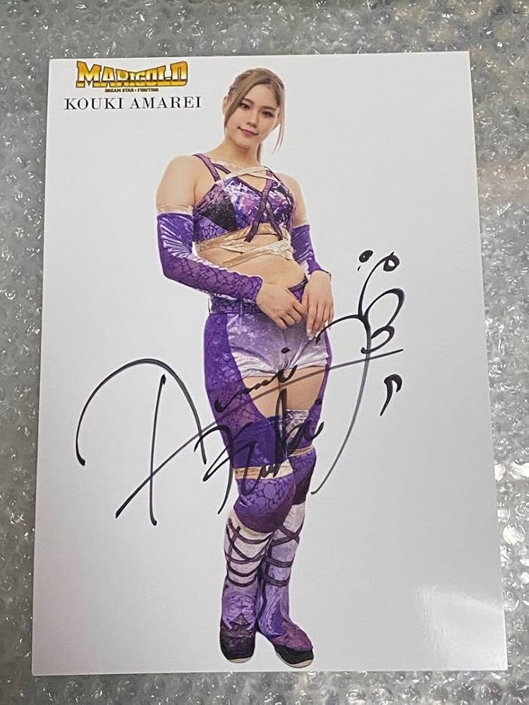 Amazon.co.jp: 天麗皇希 マリーゴールド 直筆サイン入りポートレートc