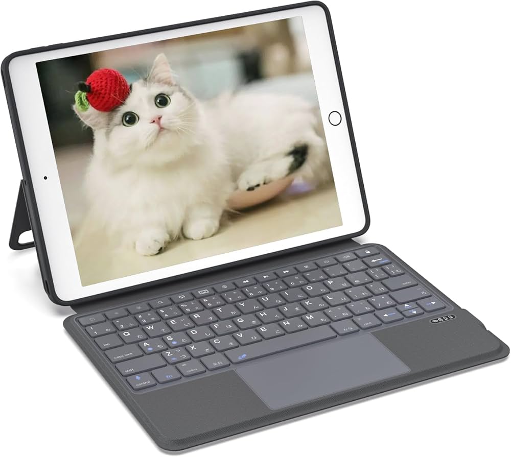 Amazon.co.jp: iPad 第9/8/7世代 キーボード付きケース Rucceko pro