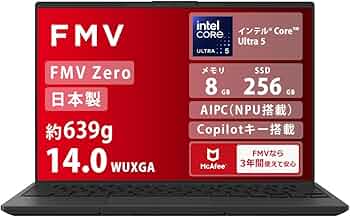 Amazon.co.jp: FMV 富士通 ノートパソコン 日本製 fmvzero LIFEBOOK