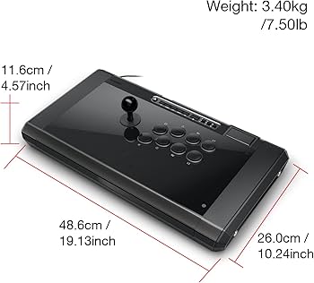 Amazon.com: Qanba Q7 Obsidian 2 Wired Joystick for PlayStation 5/4