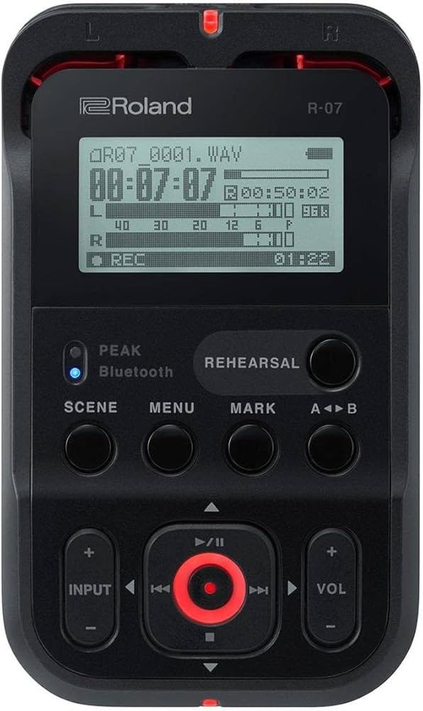 Amazon.com: Roland R-07 High-Resolution Handheld Audio Recorder