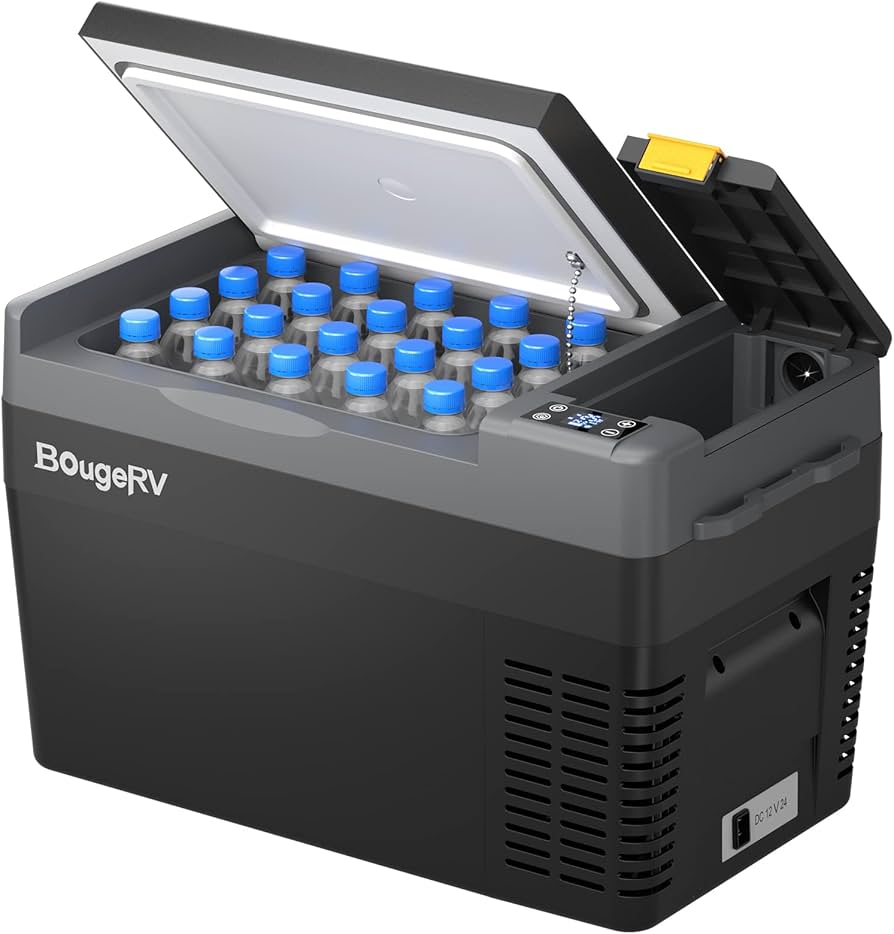 Amazon | BougeRV 車載冷蔵庫 29L -22℃～10℃ 急速冷凍 ポータブルれい