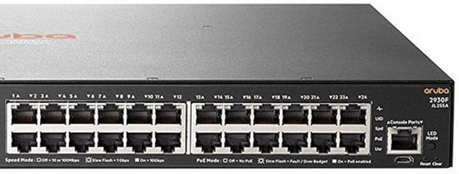 Amazon.com: HP Aruba 2930F 24G PoE+ 4SFP+ Switch Model JL255A#ABA