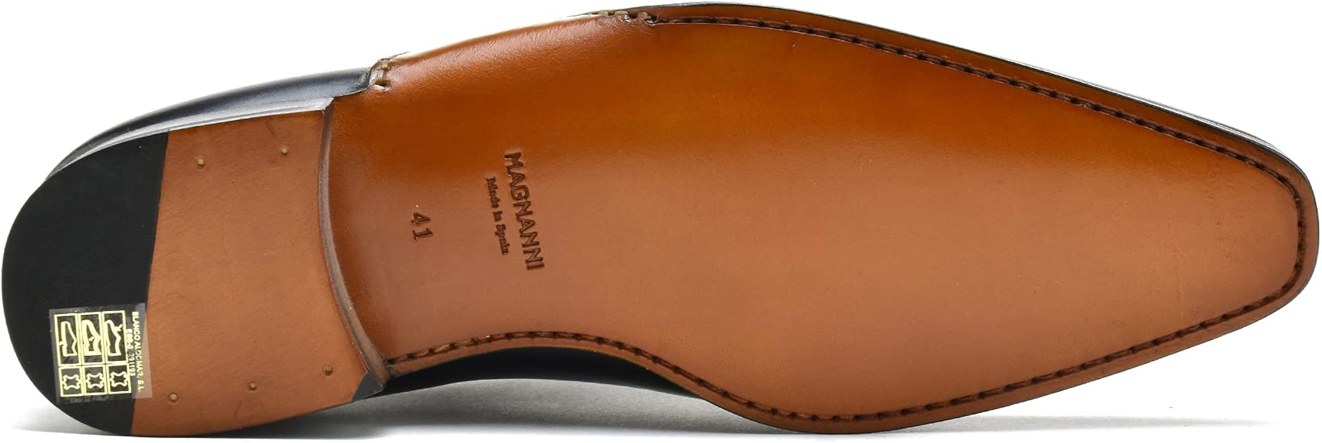 Amazon | [Magnanni] マグナーニ サイドレース オパンカ製法 ネイビー