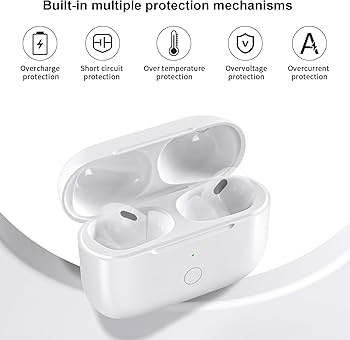 Amazon | ワイヤレス充電ケース AirPods Pro 第1世代と第2世代対応 USB