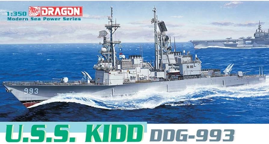Amazon | ドラゴン 1/350 アメリカ海軍 ミサイル駆逐艦 U.S.S. キッド