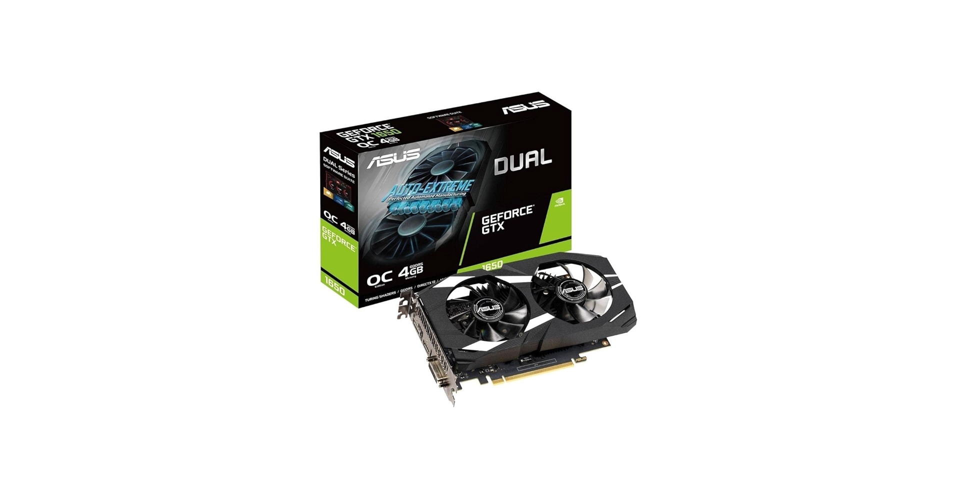 Amazon.com: ASUS GeForce GTX 1650 Overclocked 4GB Dual-Fan Edition