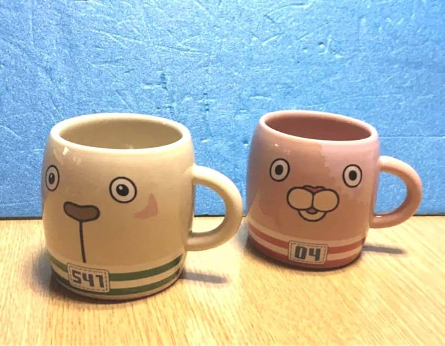 Amazon.co.jp: ウサビッチ ペアマグカップ キャラクターグッズ レトロ