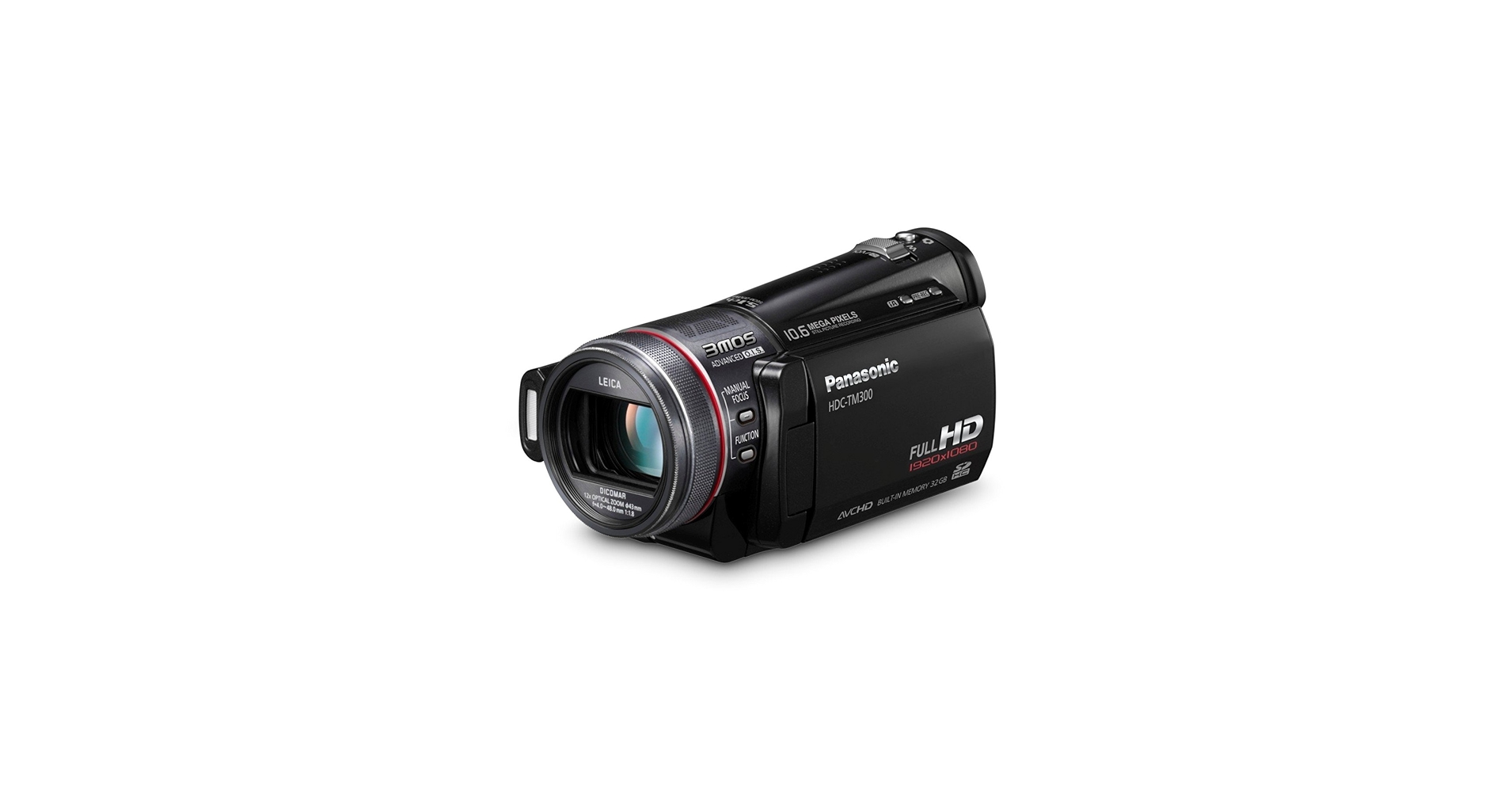 Amazon.com : Panasonic HDC-TM300 Twin Media HD Camcorder (Black
