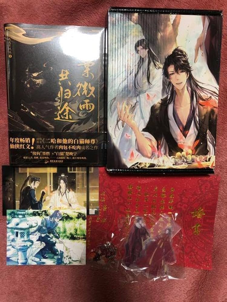 Amazon.co.jp: 二哈和他的白猫師尊 海棠微雨共帰途 2ha 中国語版 第1巻