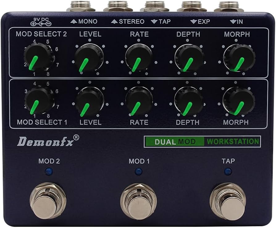 Amazon.com: Demon Fx DemonFx Dual Mod Workstation Delay Reverb