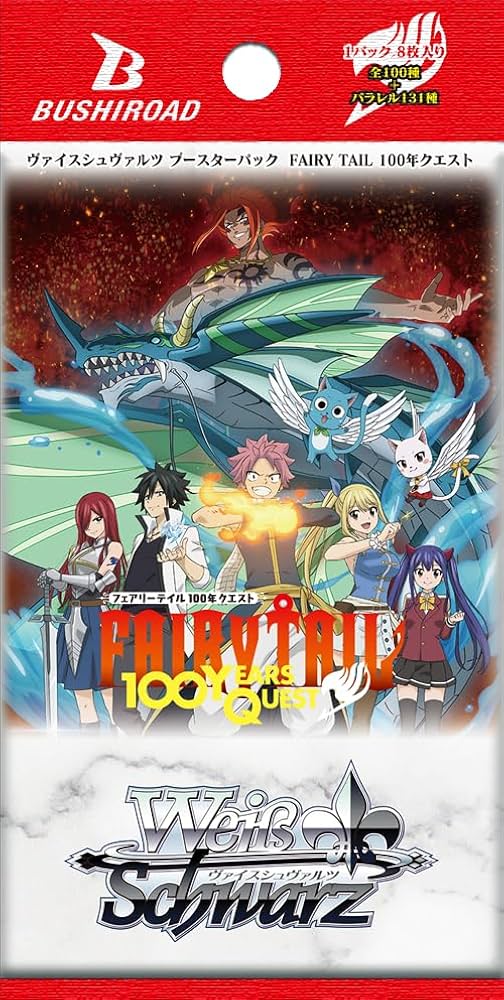 Amazon.com: Weiss Schwarz Booster Pack Fairy Tail 100 Year Quest