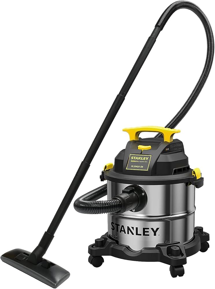 Amazon | STANLEY 業務用掃除機 乾湿両用バキュームクリーナー 強力