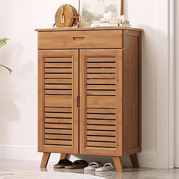 Amazon.com: Gdrasuya10 Bamboo Shoe Organizer - 5 Tier Shoe Storage