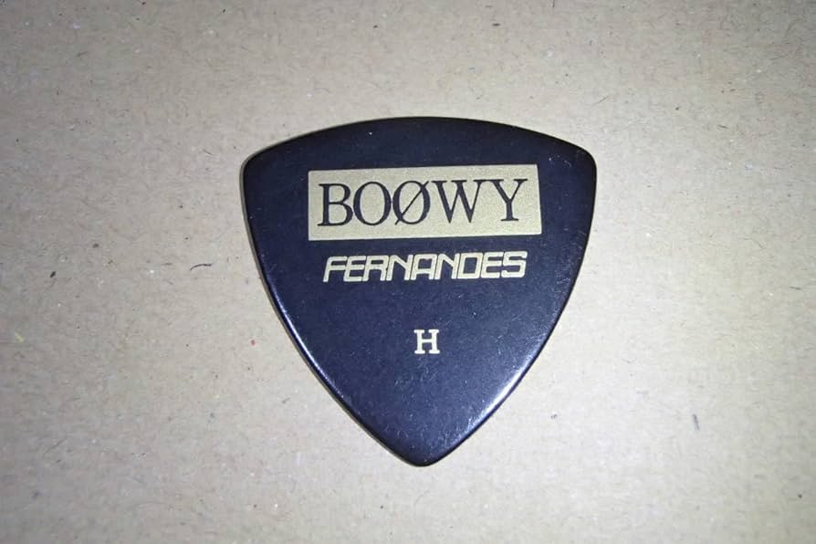 Amazon.co.jp: BOOWY FERNANDES ピック 黒 トライアングル型 氷室京介