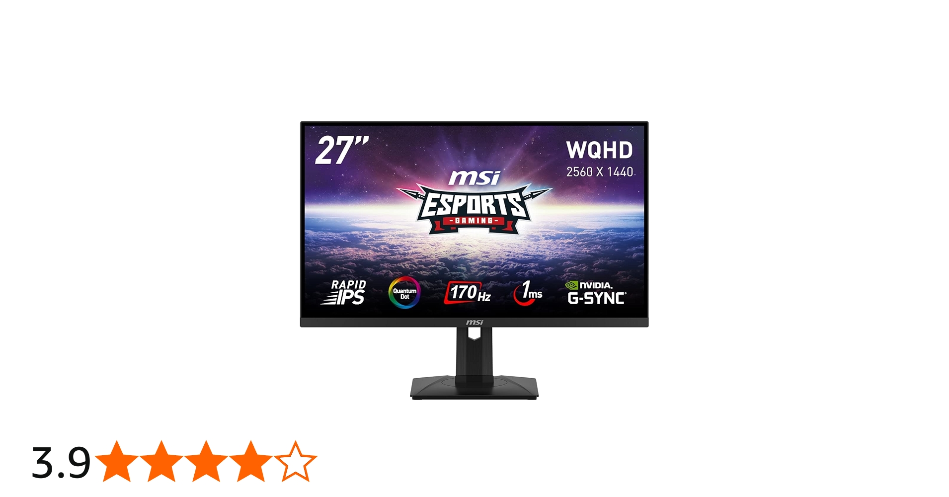 Amazon.co.jp: MSI G274QPF-QD ゲーミングモニター RAPID IPSパネル