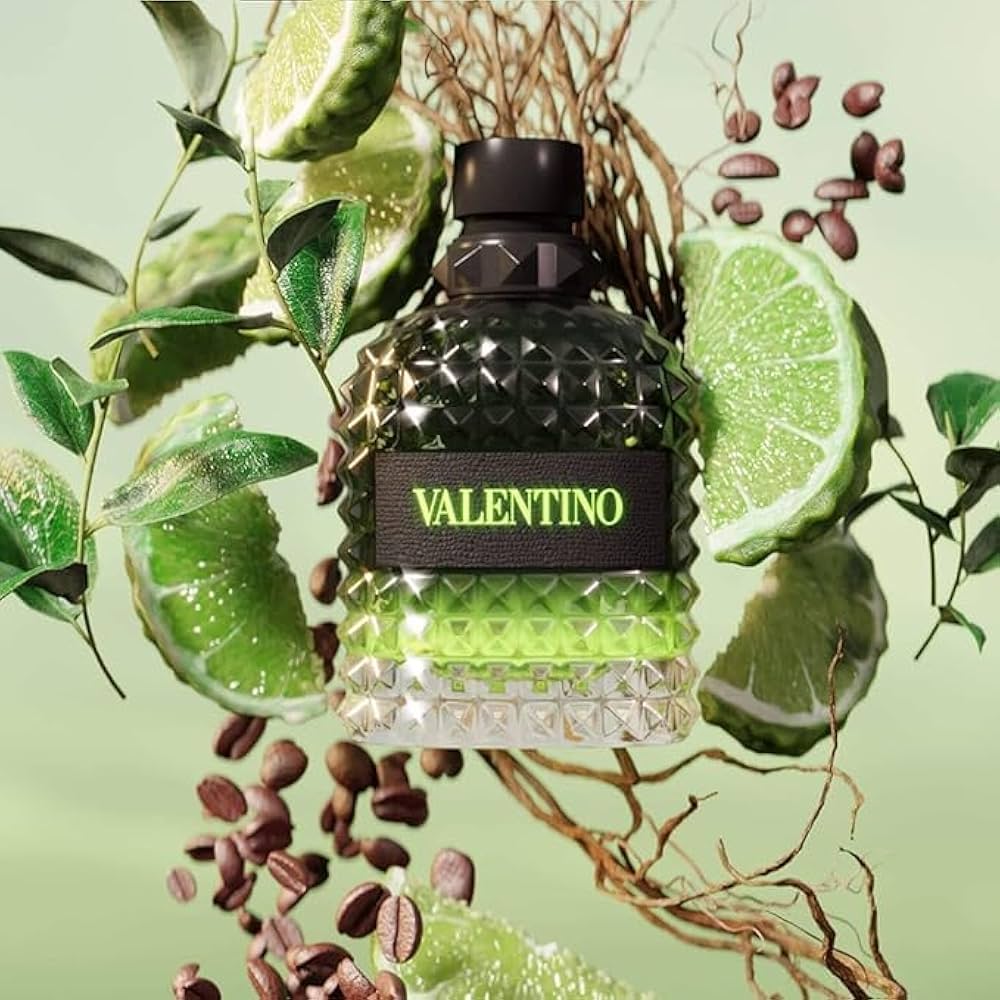 Amazon.com : Valentino Uomo Born in Roma Green Stravaganza Eau de