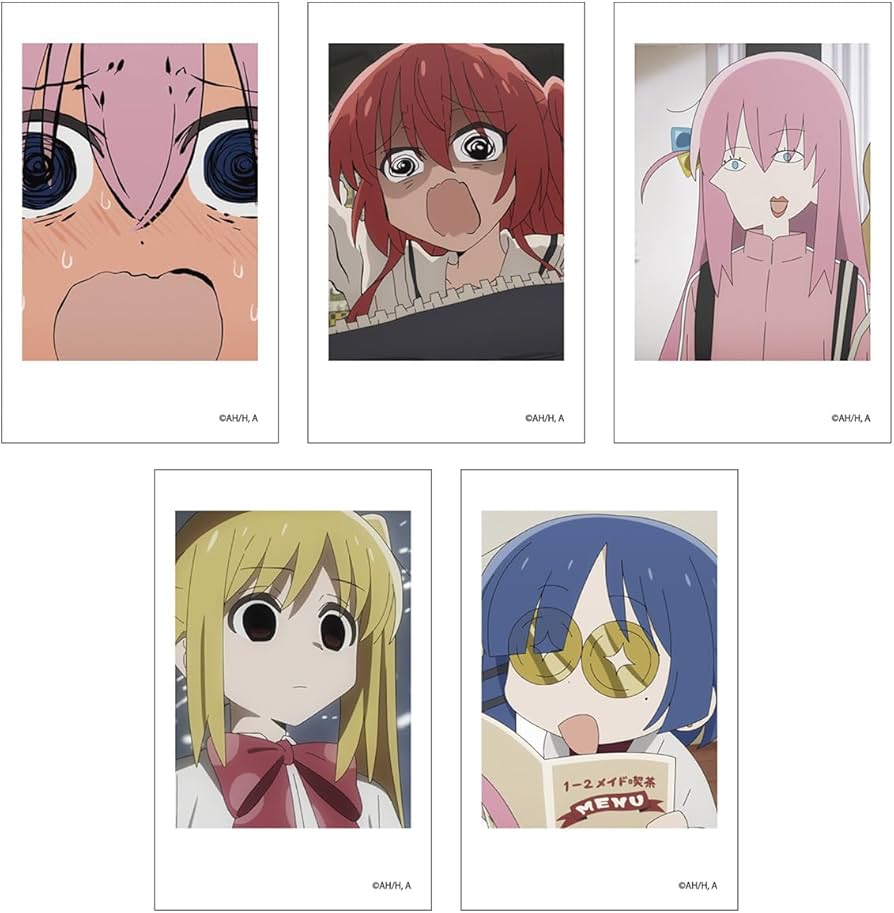 Amazon.co.jp: ぼっち・ざ・ろっく！ チェキ風ブロマイドセット (01