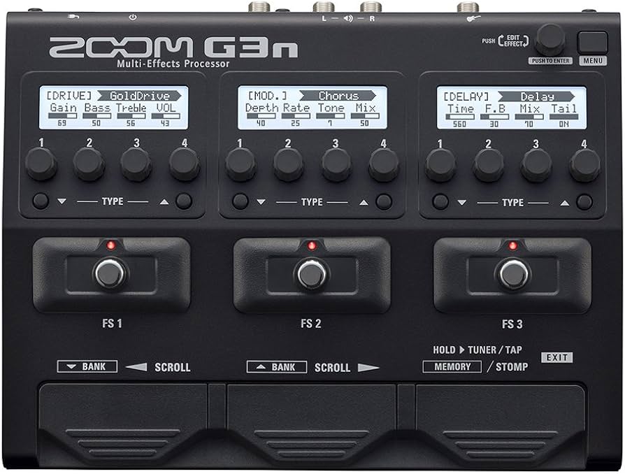 通電確認済み・初期化済】ZOOM G3Xn マルチエフェクター（アダプター付