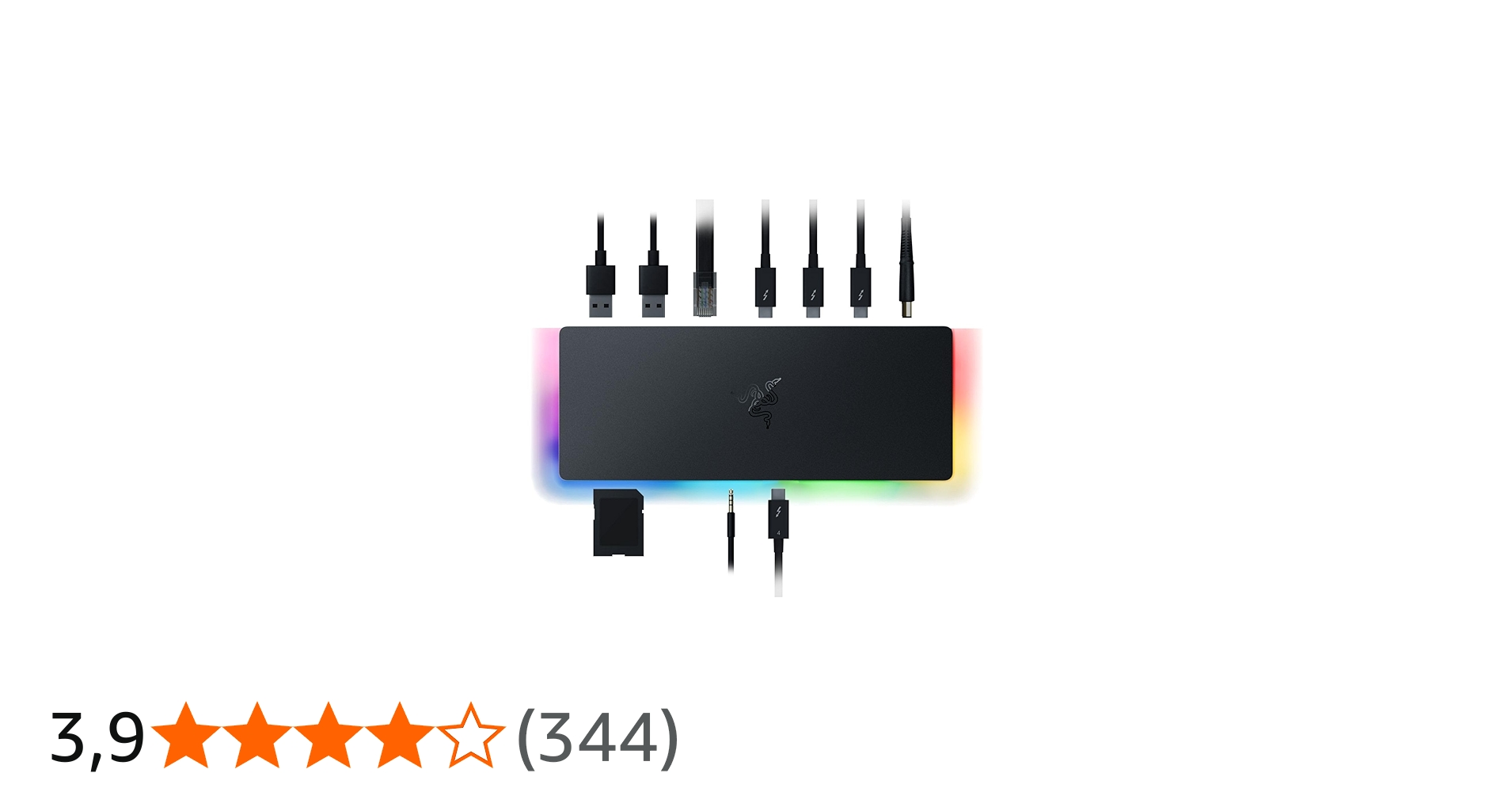 Razer Dock Thunderbolt 4: certificado Thunderbolt 4-10 portas em