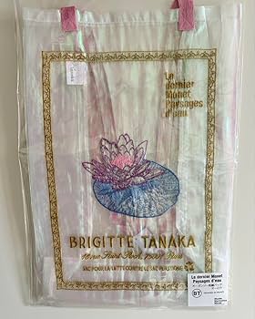 Amazon.co.jp: モネ 睡蓮のとき オーガンジー刺繍バッグ BRIGITTE