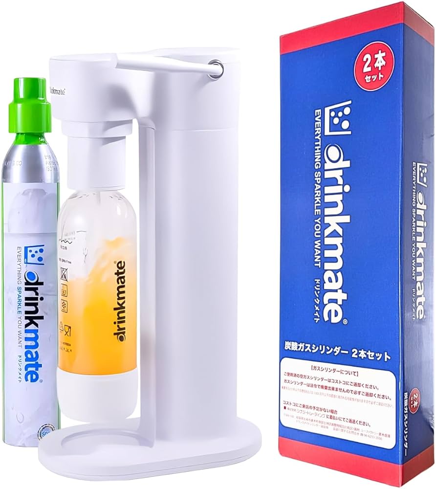 Amazon.co.jp: Drinkmate 炭酸水メーカー Series 641、専用ガス