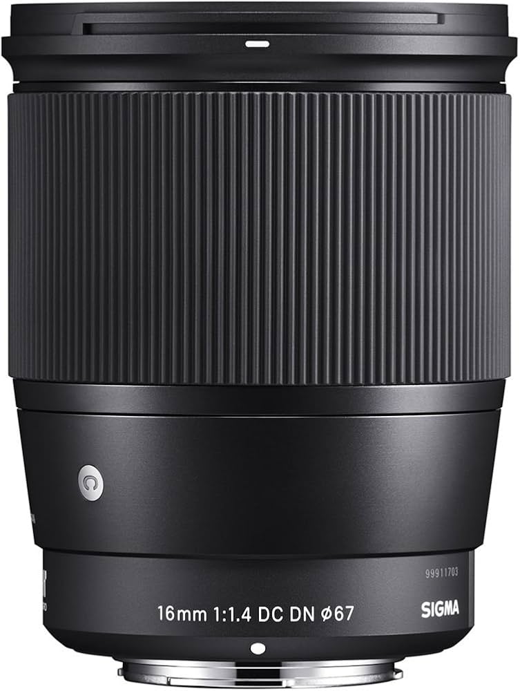 Amazon.com : Sigma 16mm f/1.4 DC DN Contemporary Lens for Sony E