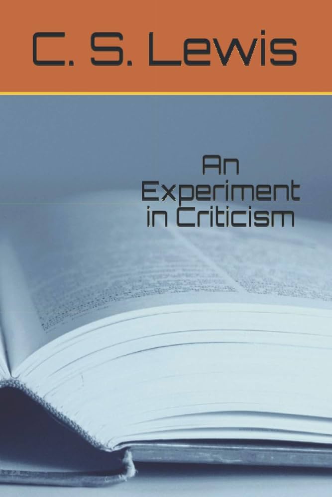 Amazon | An Experiment in Criticism | Lewis, C. S. | General