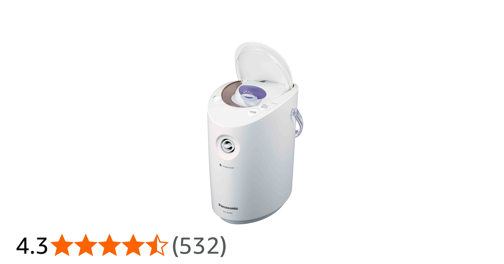Amazon.co.jp: Panasonic EH-SA6C-N NanoCare Steamer, 2-Way Type