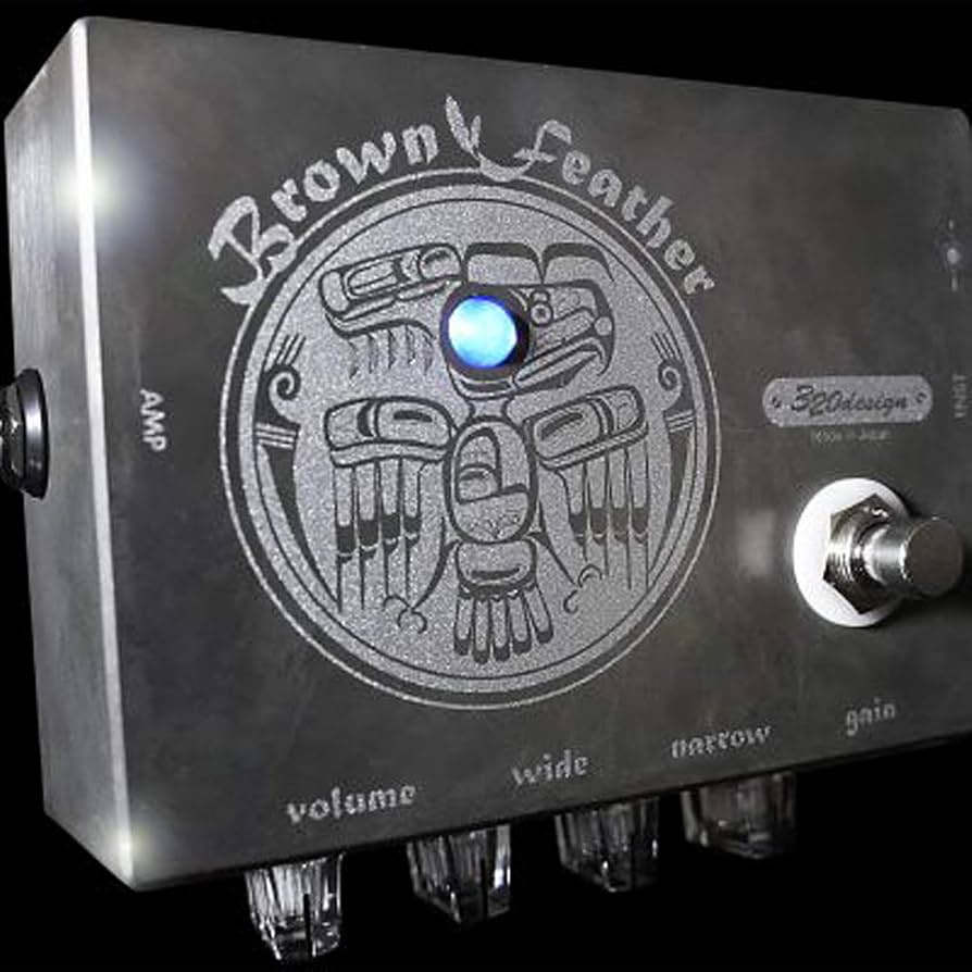 Amazon | 320design Brown Feather ディストーション