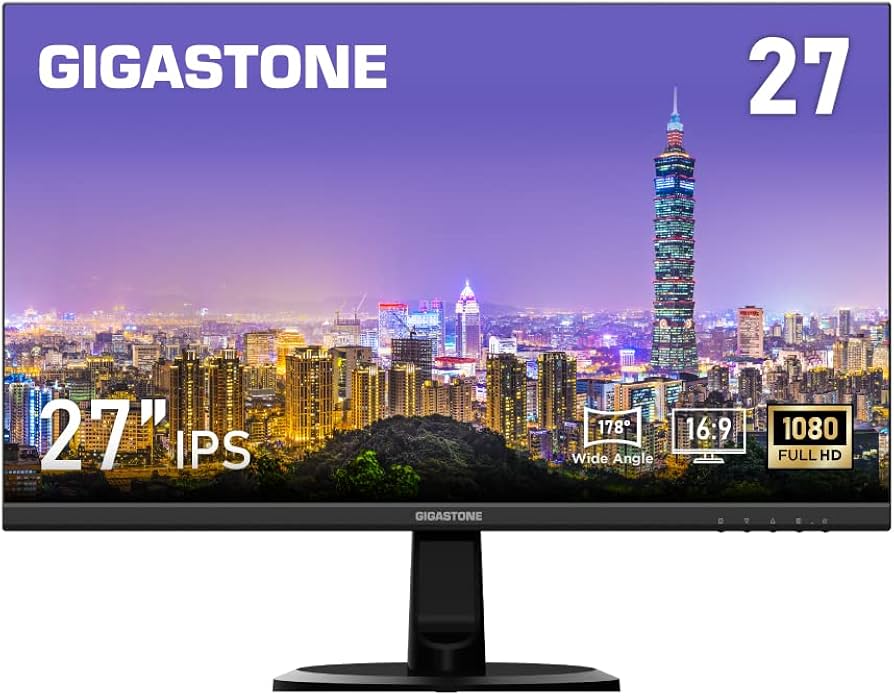 Amazon.com: Gigastone 27 inch IPS LED Back Light Monitor 75Hz FHD