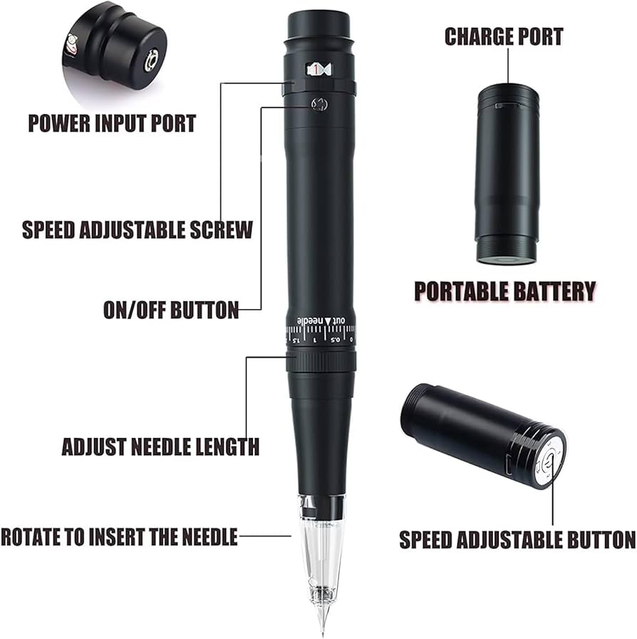 Amazon | アートメイク マシン ワイヤレス タトゥー眉毛マシン 眉毛