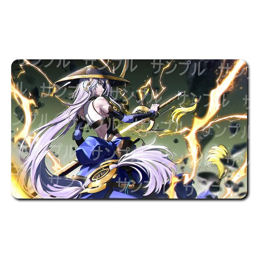 遊戯王 公式プレイマット 妖眼の相剣師 REMOTE DUEL アジア プレマ