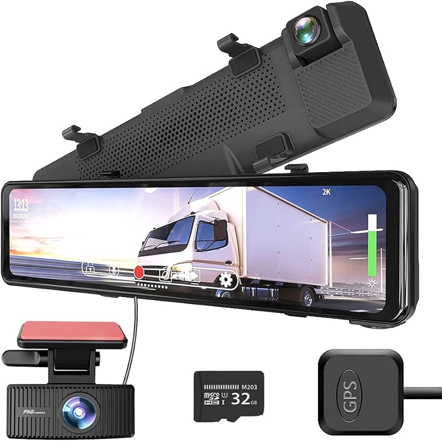 Amazon.co.jp: 360度ドライブレコーダー ミラー型 全方位同時録画