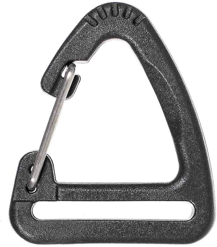 Amazon.com: Paracord Planet Triangle Carabiners – 1 Inch Black