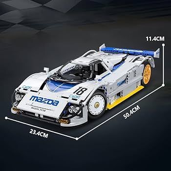 Amazon.com: CaDA C63007W Mazda 787B Racing Car Building Blocks