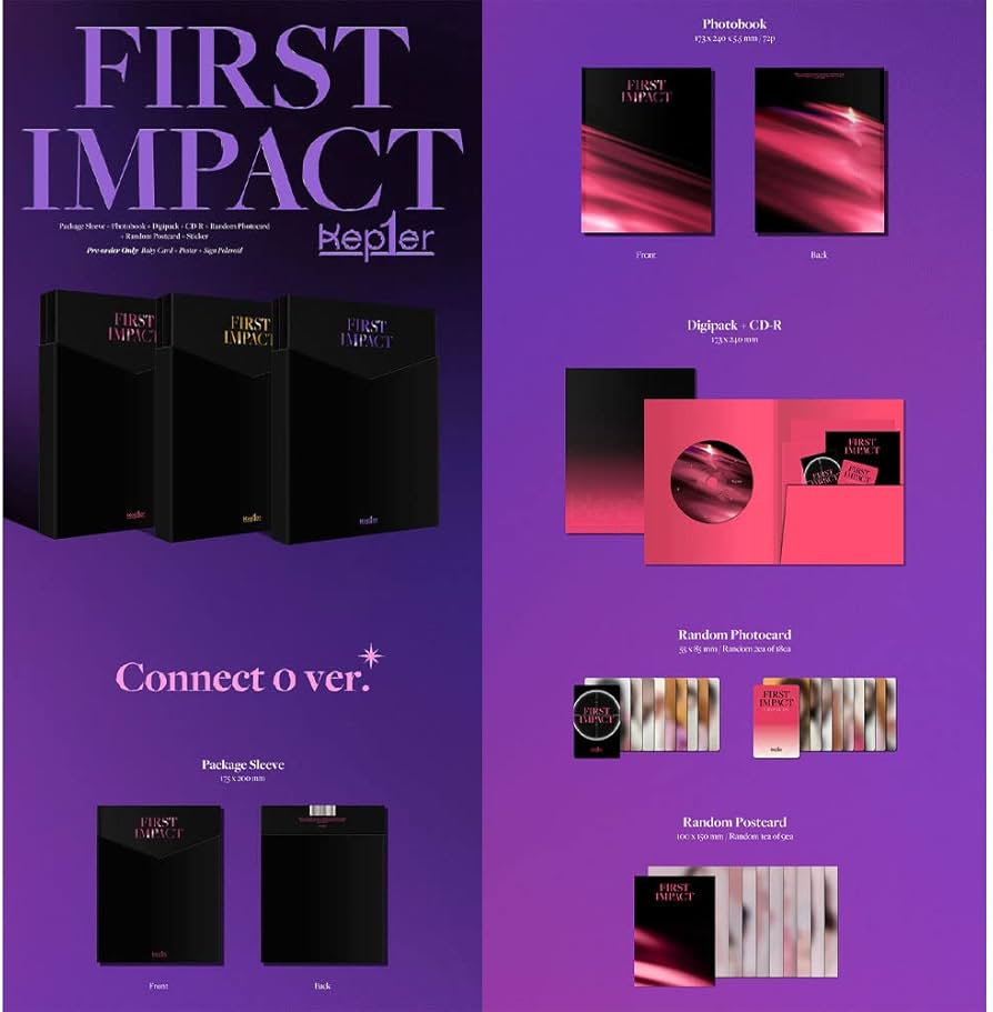 Kep1er FIRST IMPACT 1st Mini Album Contents+Tracking Kpop Sealed