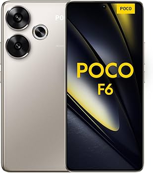 Xiaomi POCO F6 5G Mobile, Titanium (8GB Ram+256GB) | Snapdragon 8s