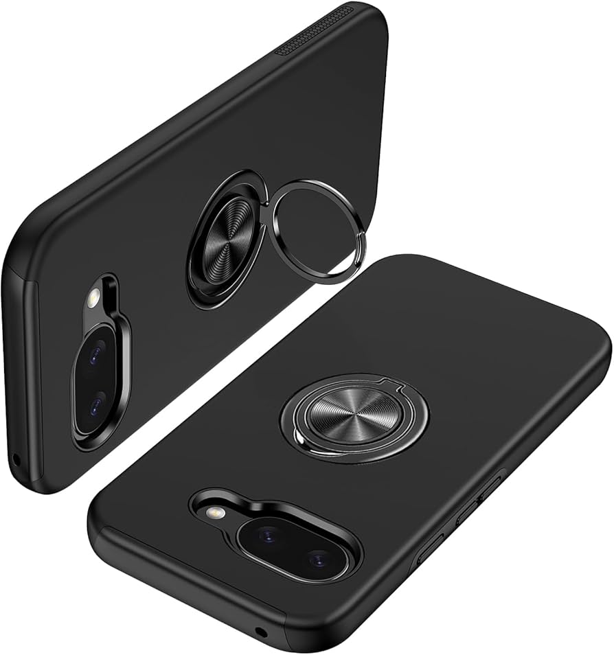 Amazon.co.jp: Google Pixel 9A ケース リング付き pc+tpu 耐衝撃 一