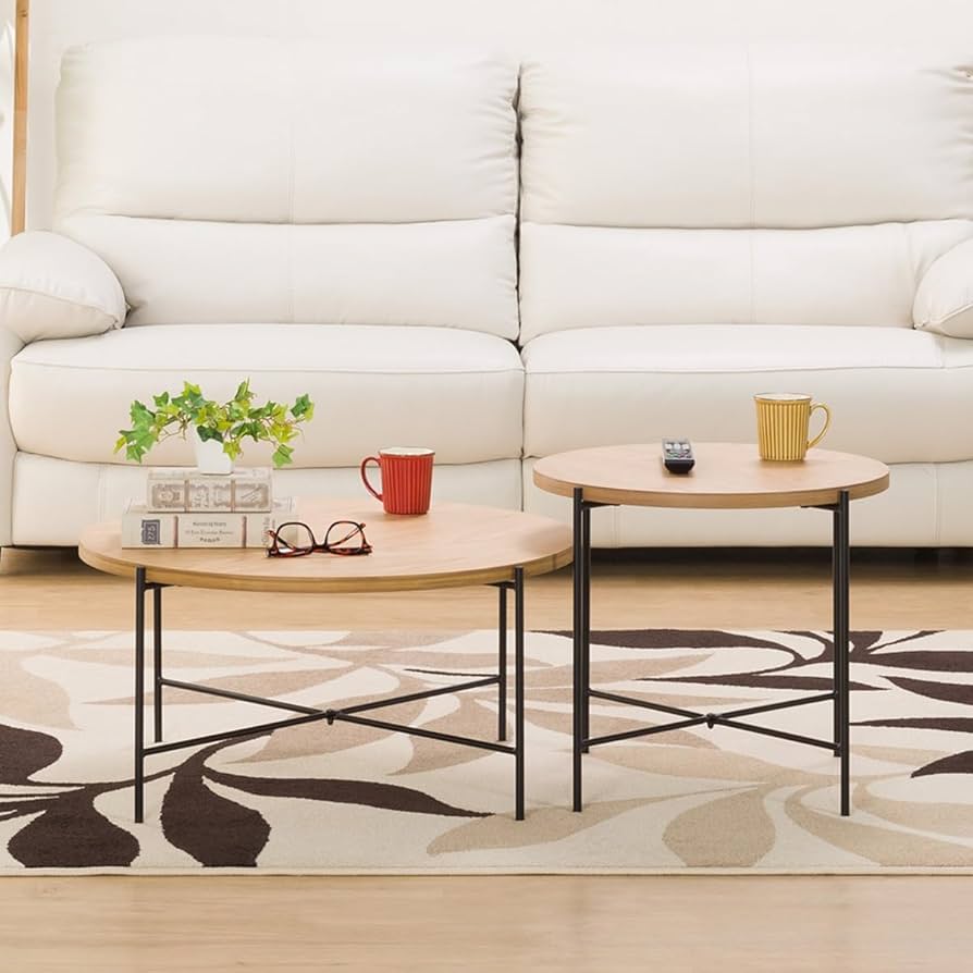 Amazon.co.jp: ニトリ 円形 テーブル セット ヴェルカー7050 ライト