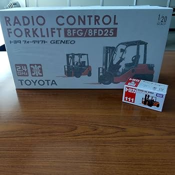 Amazon.co.jp: ラジコン トヨタフォークリフト GENEO 8FG 8FD25 : おもちゃ