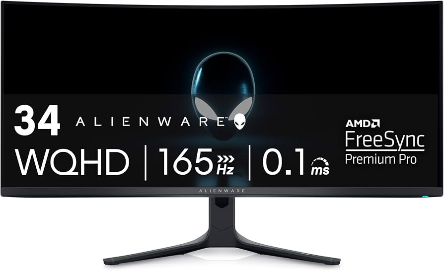 Amazon.com: Alienware AW3423DWF Curved QD-OLED Gaming Monitor - 34