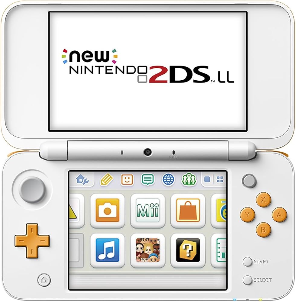Amazon | Newニンテンドー2DS LL ホワイト×オレンジ | ゲーム機本体