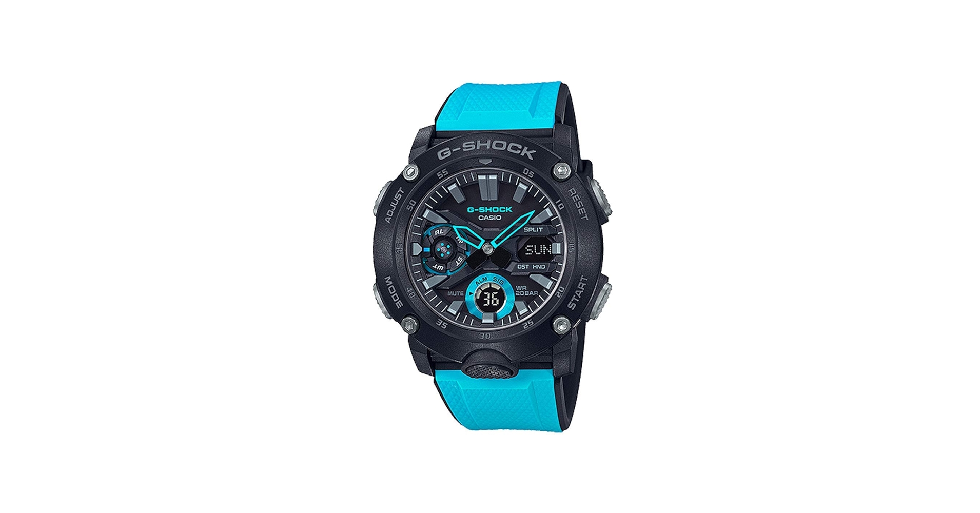Amazon.com: Casio GA2000-1A2 G-Shock Men's Watch Blue/Black 51.2mm