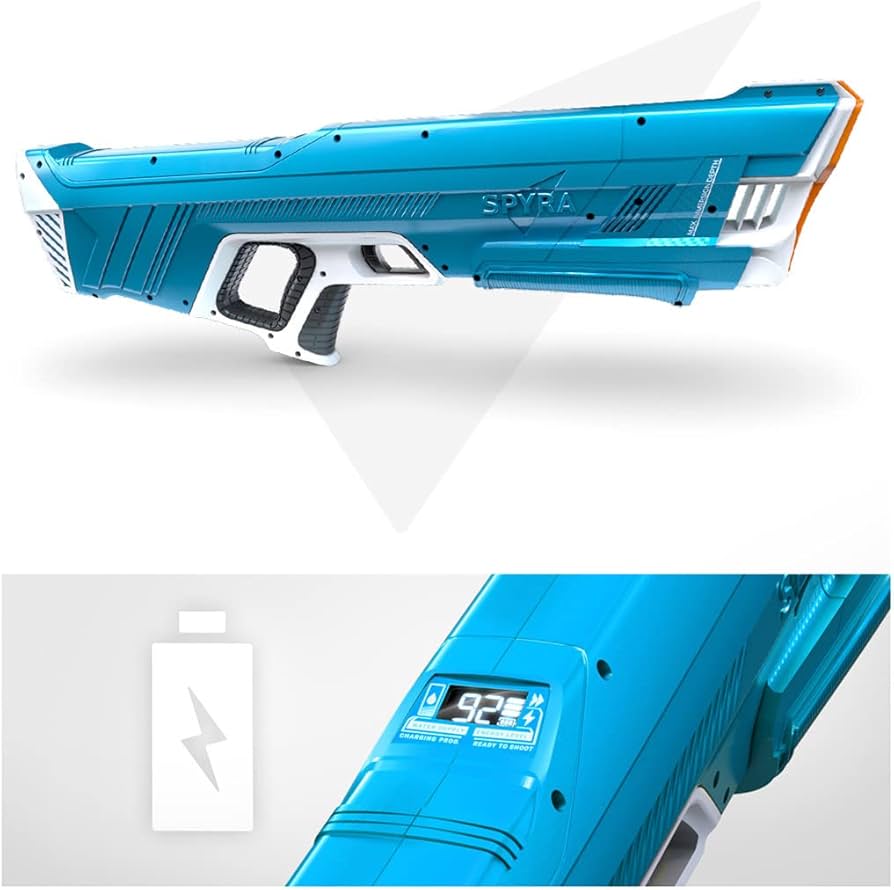 Amazon | スパイラ(Spyra) ハイテク電動ウォーターガン 水鉄砲