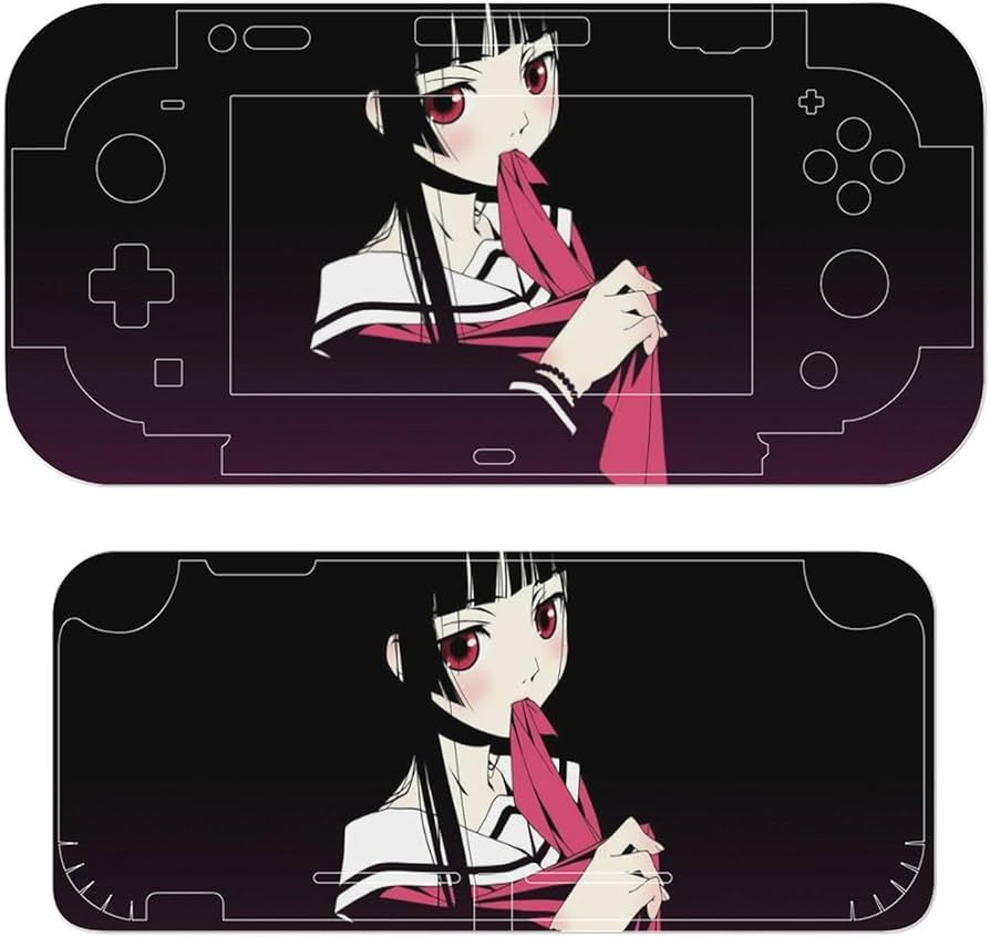 Amazon.co.jp: Switch スキンシール 地獄少女 閻魔あい for Switch