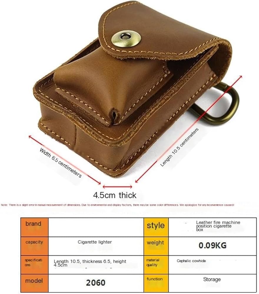 Amazon.co.jp: 手作ベルトポーチ革シガレットポーチポータブル