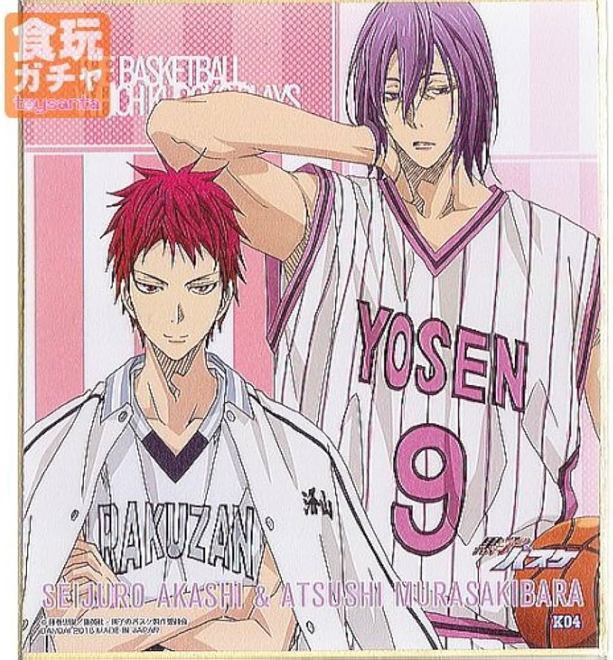 Amazon.co.jp: 黒子のバスケ 色紙ART ［K04.赤司征十郎＆紫原敦］(単品