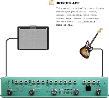 Amazon.com: Valeton Multi Effects Guitar Pedal Dapper Indie of